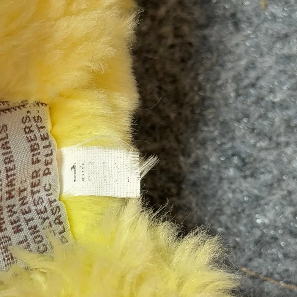 Vintage Gund Yellow Flower Duck Duckling Plush Stuffed Animal Soft Cuddly 12”